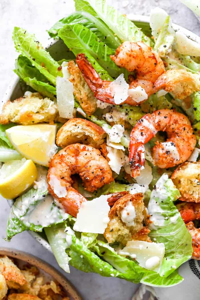 Shrimp Caesar Salad